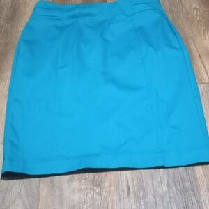 Worthington women's Teal Midi Pencil Skirt Size Small